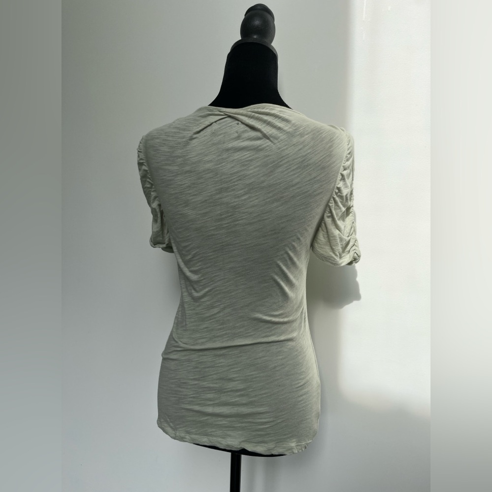 Anthropologie squeezebox top by Deletta, in very pale sage green size Small - Picture 5 of 12